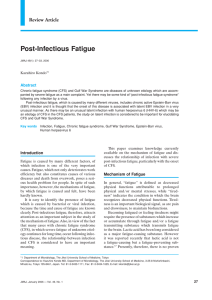 Post-Infectious Fatigue