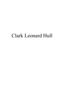 Clark Leonard Hull