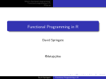 Functional Programming in R