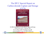 The IPCC Special Report on Carbon dioxide Capture and