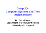 Lecture 1 - Department of Computer Science