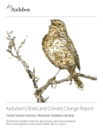 Audubon`s Birds and Climate Change Report