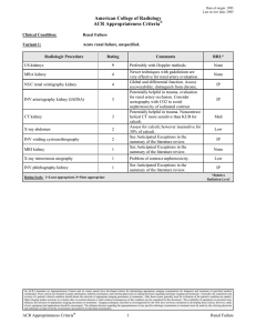 Renal Failure - Diagnostic Centers of America