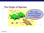 Lecture 7-Speciation