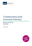 SCR community pharmacy technical troubleshooting