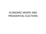 economic misery and presidential elections