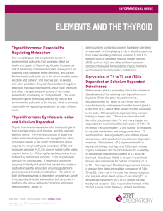elements and the thyroid