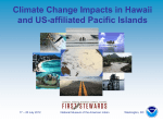 Climate Change Impacts in Hawaii and US