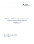 Estimation of Optimal International Reserves for Costa Rica: A Micro