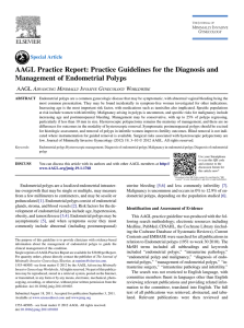 AAGL Practice Report: Practice Guidelines for the Diagnosis and