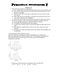 1 (Chapters 1-9) 1. When drawing a histogram it is important to A