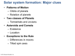 The Formation of the Solar System III