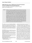 MSH6 Mutations Arise in Glioblastomas during