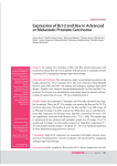 Expression of Bcl-2 and Bax in Advanced or Metastatic Prostate