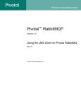 About JMS Client for Pivotal RabbitMQ