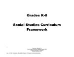 Social Studies Curriculum Framework