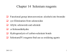 Chapter 14 Selenium reagents