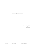 Probability and Statistics - Farmington Public Schools