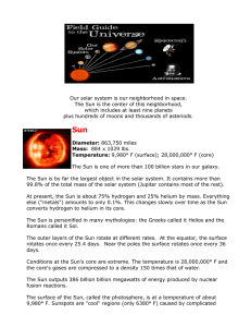 Cosmic Quest field guide.