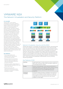 NSX Product Datasheet