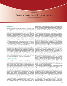 Chapter 113 - Somatoform Disorders