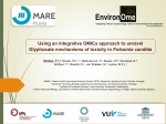 Using an integrative OMICs approach to unravel Glyphosate