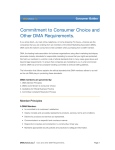 Commitment to Consumer Choice and Other DMA Requirements.