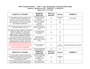 COURSE TITLE – UNIT X