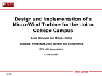 Power Conversion for a Micro-Wind Turbine