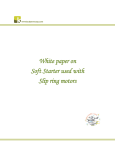 White paper on Soft Starter used with Slip ring motors