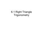 Right Triangle Trig Powerpoint