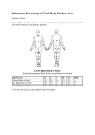 Estimating Percentage of Total Body Surface Area Exclude