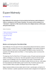 Eupen-Malmedy | 1914-1918-Online