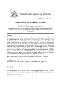 Climate Change and Biodiversity Effects in Turkish Seas