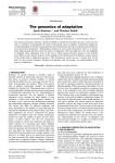 The genomics of adaptation - Proceedings of the Royal Society B