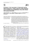 Evaluation of the association of Bartonella species, feline