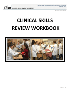 Clinical Skills Review Workbook File