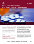 Introduction to Specialty Pharmacy Management