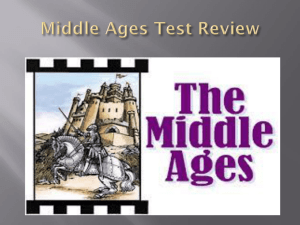 Middle Ages Test Review