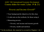 Poverty and income growth - Purdue Agricultural Economics