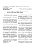 Preventing the Use of Biological Weapons: Improving Response