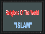 Religions of the World Islam