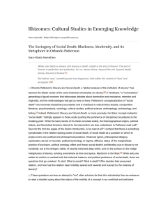Rhizomes: Cultural Studies in Emerging Knowledge
