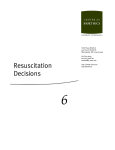 Resuscitation Decisions - University of Minnesota health sciences