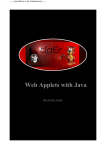 creating web applets with java