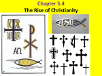 Chapter 5.4 The Rise of Christianity