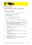 Worked solutions Chapter 2: Collisions and