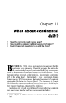 Chapter 11 What about continental drift?