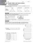 Study Guide and Intervention