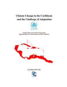 Climate Change in the Caribbean and the Challenge of Adaptation